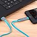 Eashion Retractable 2-in-1 3FT Lightning to USB Cable With Micro USB Connector Nylon Braided Cable Compatible with iPhone 7/7Plus/6s plus/6s/6 plus/6/5s/5c/5, iPad /iPod, Samsung, HTC, and More(Blue)