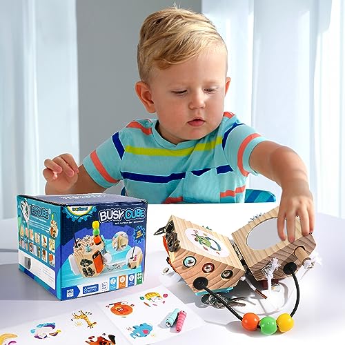 MENG YANG Busy Cube Toys for Kids,Autism Sensory Travel Toy for