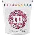 M&M'S Baby Girl Milk Chocolate Candy, 2lbs of Pink, Dark Pink & White Bulk M&M'S with It's A Girl Themed Icons for Baby Showers & Gender Reveal Parties