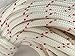 Yacht Braid Premium Polyester Rope 3/8 inch, White/Red