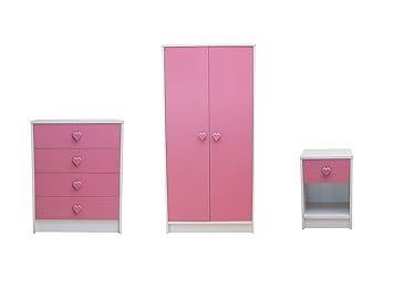 Furniture Devoted2home Hearts Childrens Bedroom Furniture Kids