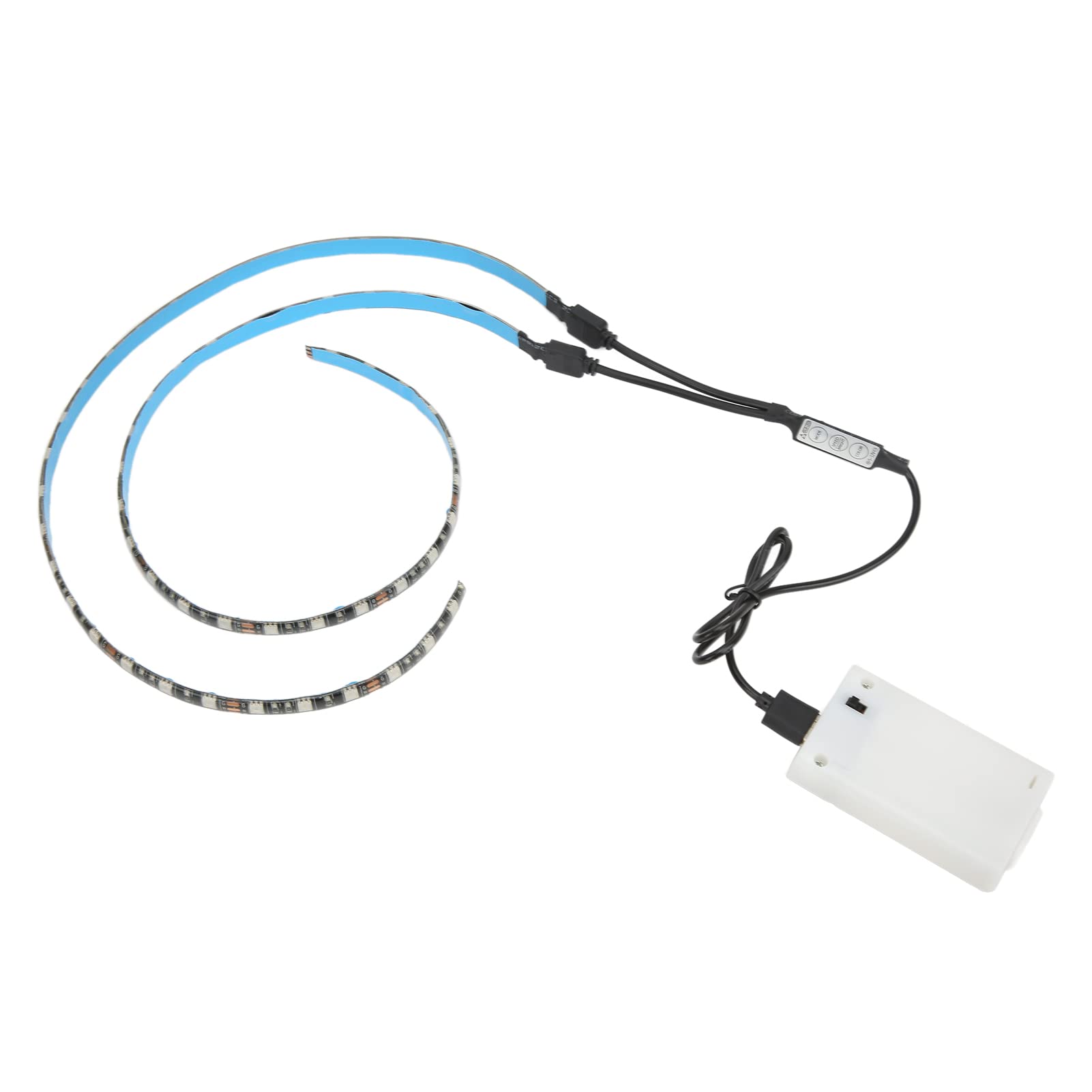 Uxsiya LED Strip, 51cm Length Safe Riding Colorful LED Strip Lights Edging Design for Electric Scooter