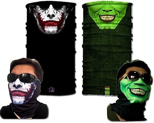 Joker multifunctional seamless headwear Fishing Mask Scarf Bandana Headband Headgear MJ01 Biker Bb Gun Angler