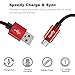Tenfly Premium 2M 6ft High Speed Micro USB Cables Strong material Braided Tangle-Free Charge & Sync Cords for Samsung / HTC / GPS / MP3 / Bluetooth and All Micro USB (Micro USB)