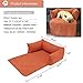 Topones Sofa Slipcover for Pets,Cat & Dog Bed for Sofas, Chairs or Beds – Multi Purpose Furniture Protector Cover with Bolster Cushions for Comfort and Protection – Orangethumb 2