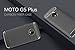 Moto G5 Plus Case, KUGI Soft Silicon Shockproof Luxury Brushed Case with Texture Carbon Fiber Design Protection Cover for Motorola Moto G5 Plus 2017 Smartphone (Gray)