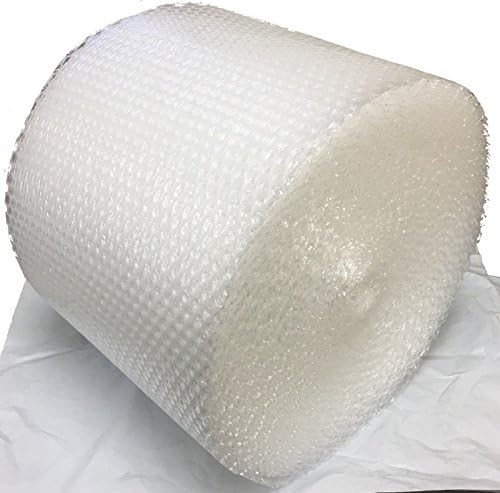 USPACKSHOP 175' 3/16" Small Bubble Cushioning Wrap Perforated Every 12", 12" Wide