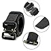 Web Belt, Men's Nylon Webbing Canvas Outdoor Web Belt With Plastic Buckle