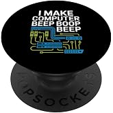 Network Engineer I Make Computer Beep Boop Beep PopSockets Adhesive PopGrip