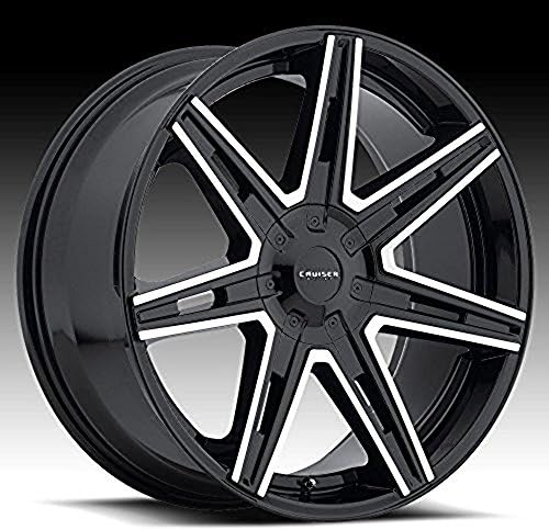 20X8.5 5-4.5 & 42129 Cruiser Alloy 918MB Paradigm Gloss Black Wheels