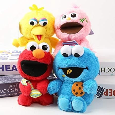 Amazon Mqj 18cm Sesame Streetエルモ ビッグバード クッキーモンスター モッピーぬいぐるみぬいぐるみぬいぐるみドール子供の誕生日プレゼント Diy 工具 ガーデン