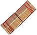 SouvNear - 3x6 Feet Travel Yoga Mat / Beach Mat / Picnic Mat / Floor Mat / Fitness Exercise Mat - Handmade Eco Friendly & Non Toxic Foldable Extra Long / Wide Straw Mats [ Orange-White-Red]