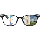 Myfeasy Photochromic Multifocus Reading Glasses Progressive Readers for Women TR90 Multifocal Reading Glasses for Men