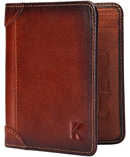 Kaisangtu Porte Carte De Credit en Cuir Véritable