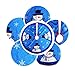 EBTOYS Christmas Tree Skirt Christmas Snowman Plush Skirt Christmas Decorations-Blue,31inch