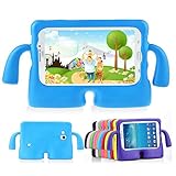Lioeo Kids Proof Samsung Galaxy Tab 3 / 3 Lite Case Durable Silicone Protective Cases with Carrying Handles for Samsung Galaxy Tab 3 /3 Lite Tablet 7 Inch Screen NOT Fit For 8 Inch (Blue)