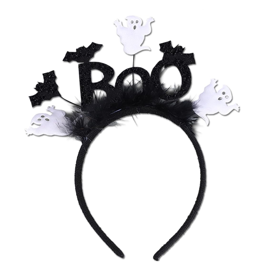 TaoTaoChong Halloween Headband,Cosplay Costume Hair Accessories Supplies Day of The Dead (Ghost Boo)