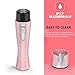 Facial Hair Remover for Women, Wloomm Painless Hair Removal Waterproof Shaver Razor for Peach Fuzz Fine Hair Chin Cheek Upper Lip (Pink)