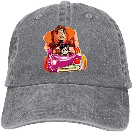 Yibocheng96 Wreck-It Ralph Vintage Cotton Adjustable Snapback Adult Cowboy Baseball Cap
