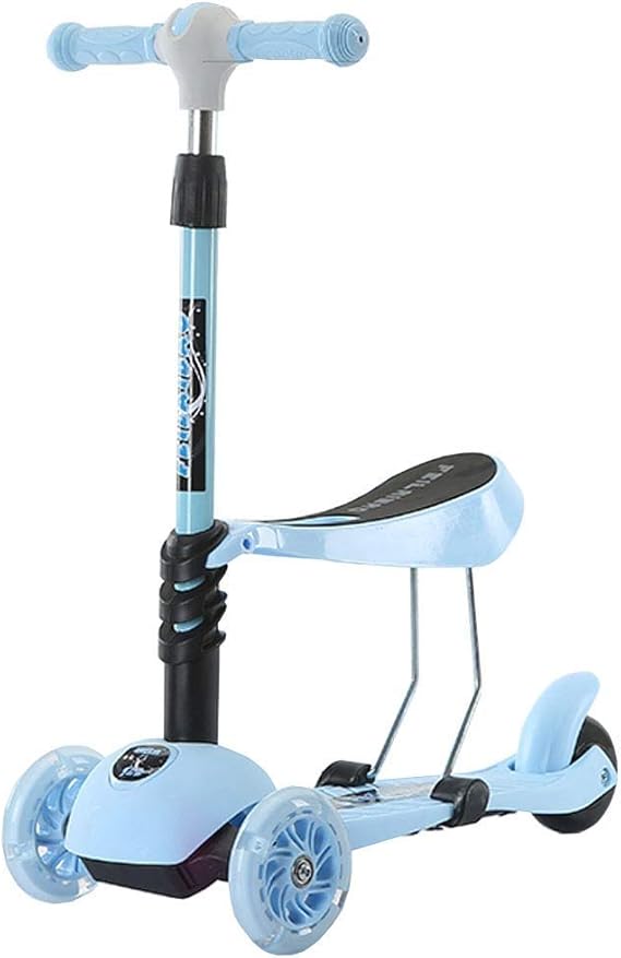 WHTBB Scooters, 2in1 Scooter for Kids Adjustable