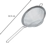Fackelmann Sieve 15cm Fine Mesh Stainless Steel Strainer Silver view 2