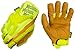 Mechanix Wear Hi-Viz CG Heavy Duty Gloves - High-Visibility Work Gloves - For Construction - Breathable Synthetic Leather - Machine Washable - Durable - Fluorescent Yellow - Medium