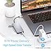 USB C Hub,GIKERSY 11 in 1 Type C Adapter with PD Charging Port,4K USB C to HDMI,2 USB3.0/3 USB2.0 Ports,MicroSD/SDXC Card Reader Compatible MacBook Air 2018/MacBook Pro,Nintendo Switch and More (Grey)