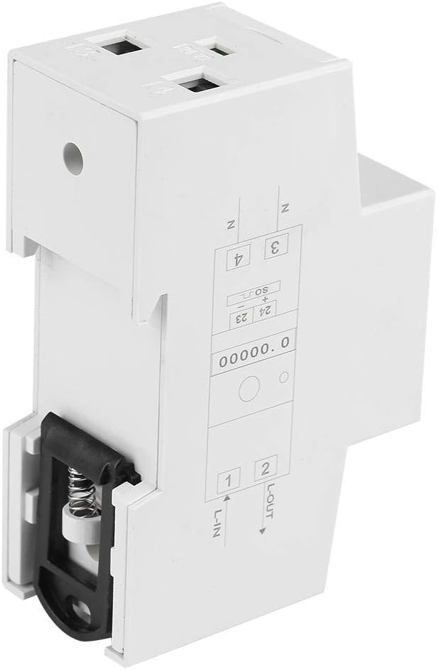 Hilitand Digital LCD Single Phase Energy Meter, 5-80A 230V 50Hz Din-Rail Energy Meter DDS015 - Image 5