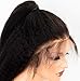 Chantiche Italian Yaki Straight Remy Human Hair Wigs for Black Women -Best Brazilian Glueless Lace Front Wig with Baby Hair 130 Density 16inches (Jet Black #1)