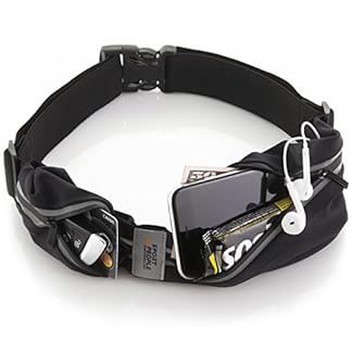 Sport2People Running Pouch Belt, USA Patented, Runner Waist Pack