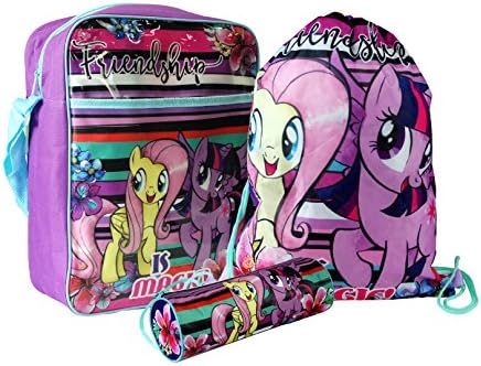 HasbroMy Little Pony Back to School Set: Messenger Bag, Trainer Bag & Pencil Case (3PC Set)
