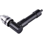 Right Angle 8mm Hex Shank Drill Adapter for Compact Spaces | Metal Construction, Maximum 25N.m, Fits Standard -10mm Drill Bits, 90-Degree Attachment