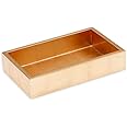 Caspari Lacquer Guest Towel Napkin Holder in Gold - 1 Each