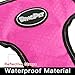 BINGPET No Pull Dog Harness Adjustable Soft Vest Reflective for Outdoor Walking, Pink Small