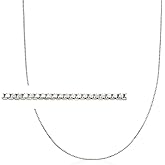 Ross-Simons Italian 1mm Sterling Silver Box-Chain Necklace