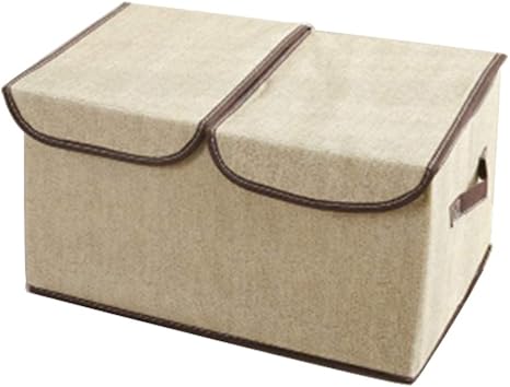 Cajas de almacenamiento grandes con tapas, almacenamiento plegable para