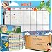 Potty Training Chart - Reward Sticker Chart - Dragon Theme - Marks Behavior Progress - Motivational Toilet Training for Toddlers and Children - Great for Boys and for Girls (Boys Theme) primary