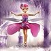 OUBAO 2017 Flying Fairy Doll + RC Flying Helicopter Ball Hand Infrared Induction Control Dolls Child Fly Toy Gift