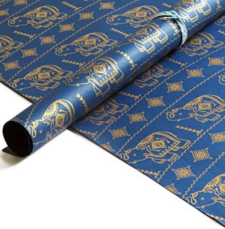 The Drawing Board Tinted Paper with Gift Wrapping Sheets and Tags and Ribbon (17 X 24-inch) - Pack of 6