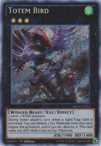 Yu-Gi-Oh! - Totem Bird (MP14-EN056) - Mega Pack 2014 - 1st Edition - Secret Rare