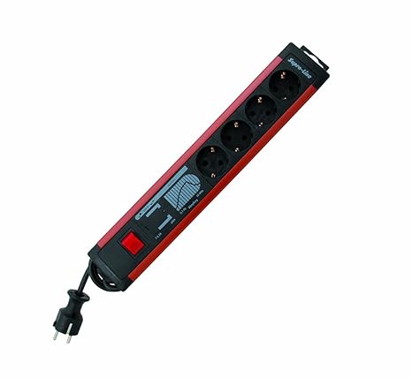 REV Ritter 00144661 SupraLine 4-fach PC 2.5 m, anthrazit-kupfer