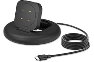 sylacor Charging Stand Compatible with Google Fitbit Ace LTE, Portable & Foldable Magnetic Charger with 3.3 Feet Charging Cord for Fitbit Ace LTE Smartwatch for Kids (Black)