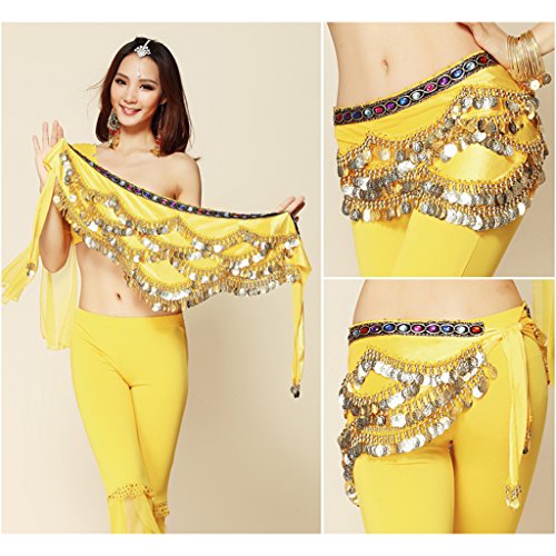 Belly Dancing Pants Glitter Sequins Belly Dance Hip Scarf Tassel Belly - Poland Belly Dancer 2 thumbnail image