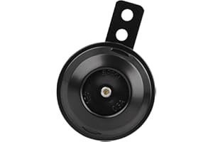 ACROPIX DC 48V 105dB Warn Loud Car Horn Trumpet for Electric Scooter Black - Pack of 1
