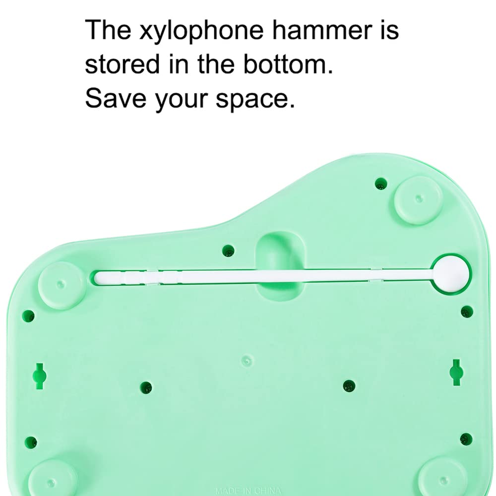 2 in 1 Baby Piano Xylophone for Toddlers 1-3 Years Old, 8 Multicolored Key Keyboard Baby Xylophone Piano, Preschool Educational Musical Learning Instruments Toy for Baby Kids Girls Boys