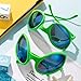 Weewooday 9 Pack Cool Alien Glasses Green Funny Sunglasses Party Favors for Party