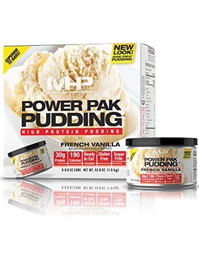 Maximum Human Performance Power Pudding Diet Supplements, Vanilla, 8.8oz - 6 Count