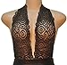 START 2016 Women Sexy Lace Deep V Halter Backless Bandage Cocktail Club Dress (US=8, Black )