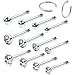 BodyJ4You 14PC Nose Bone Studs Hoop Ring 20G Surgical Steel Pin CZ Nostril Girl Women Piercing Jewelry