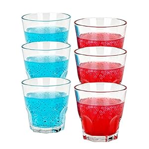 Yera Glass Bar & Banquet Tumblers, Clear 245 ml -6 Piece